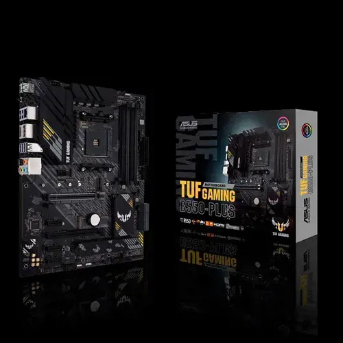 ASUS TUF Gaming B550-PLUS, AMD, "Socket AM4", 3 kartos "AMD Ryzen™ 3", 3 kartos "AMD Ryzen 5", 3 kartos "AMD Ryzen™ 7", 3 kartos..., "Socket AM4", DDR4-SDRAM, 128 GB