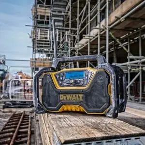DeWALT DCR029-QW radijo imtuvas Nešiojamasis juodas, geltonas