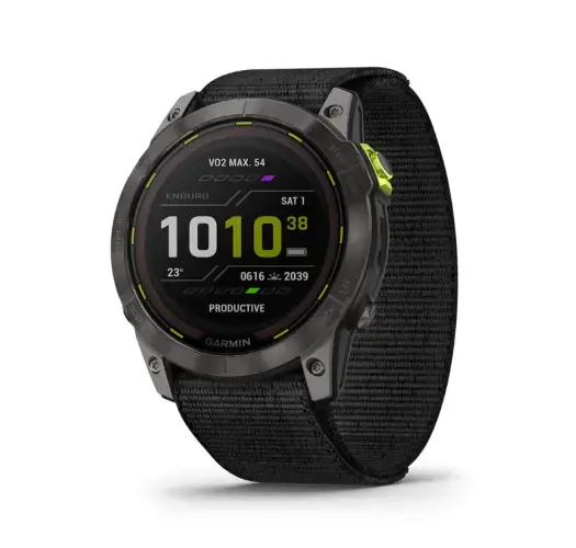 Enduro 2,Saph,CrbnGrayDLC Ti w/Blk UltraFit Band,EMEA