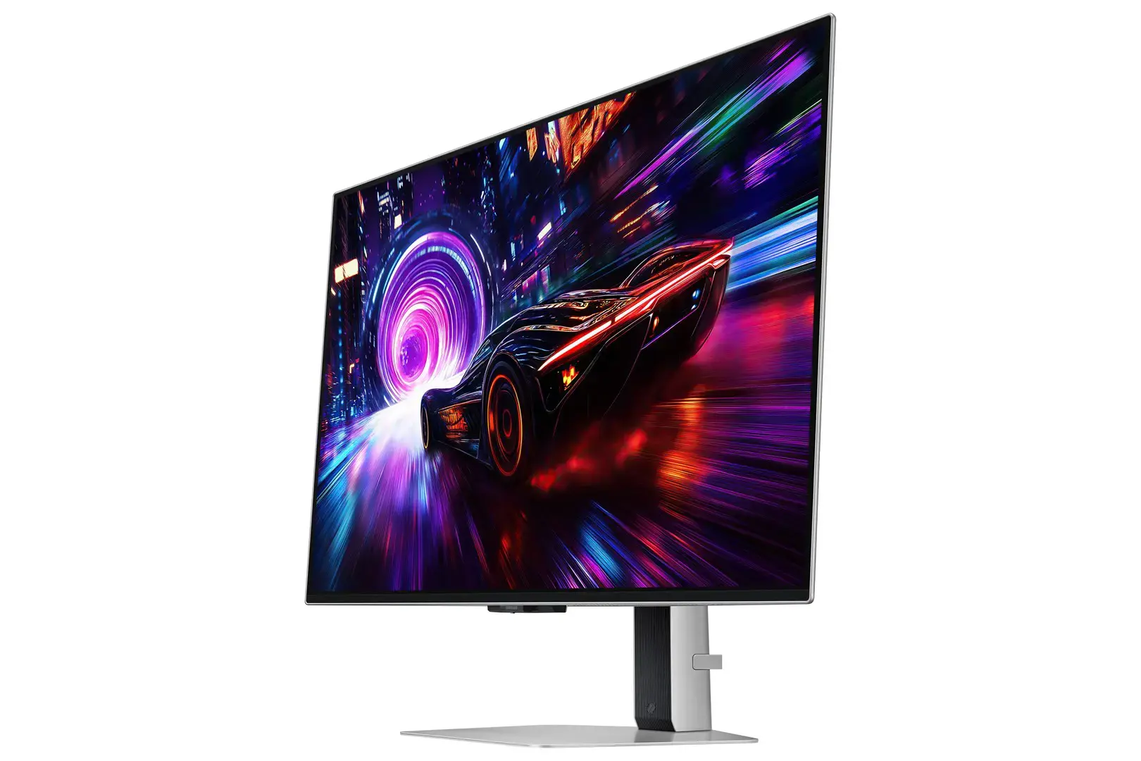 Samsung G81SF computer monitor 81.3 cm (32") 3840 x 2160 pixels 4K Ultra HD OLED Silver