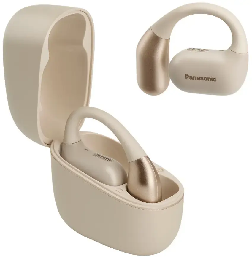 Panasonic wireless earbuds RB-F10DE-C, beige