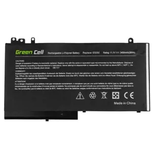 GREENCELL DE117 Žalioji baterija RYXXH iki Dell Latitude 11 3150 3160 12 E5250