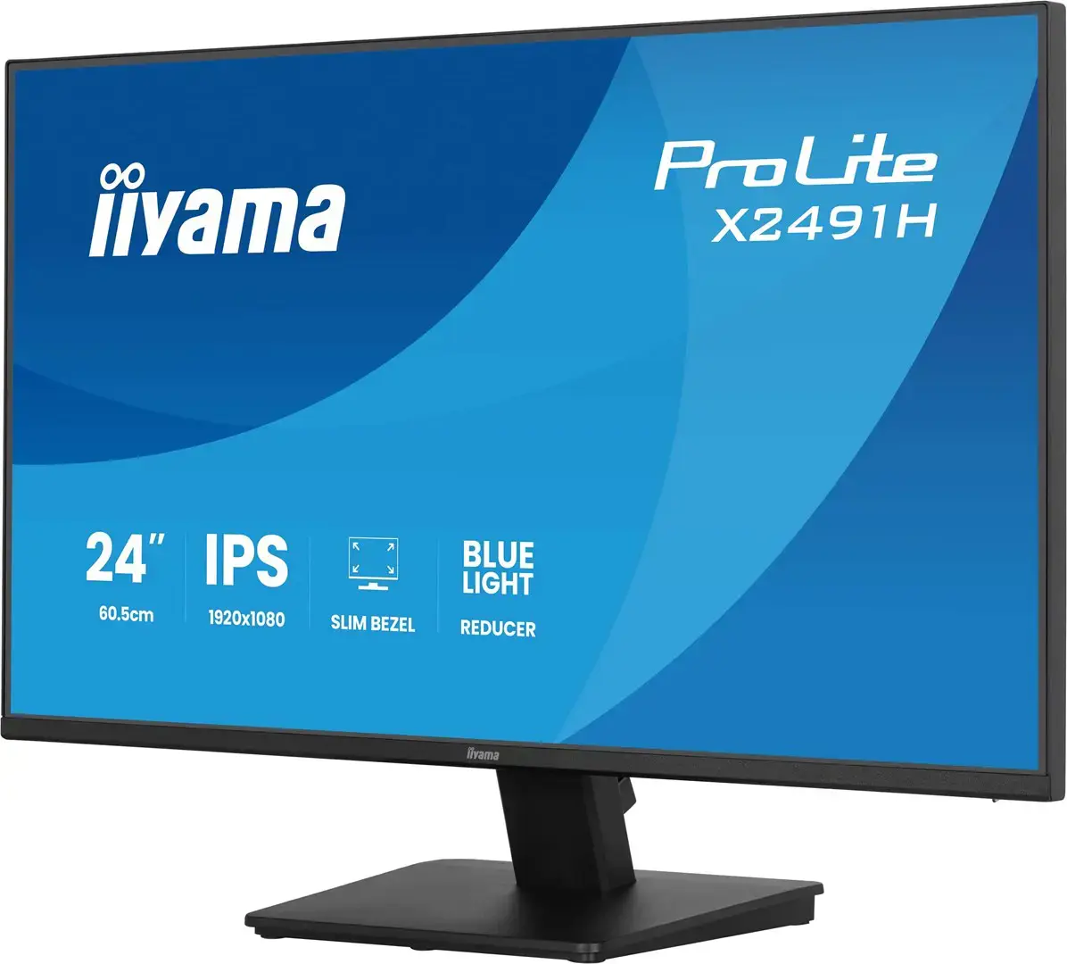 iiyama ProLite X2491H-B1 computer monitor 60.5 cm (23.8") 1920 x 1080 pixels Full HD LCD Black