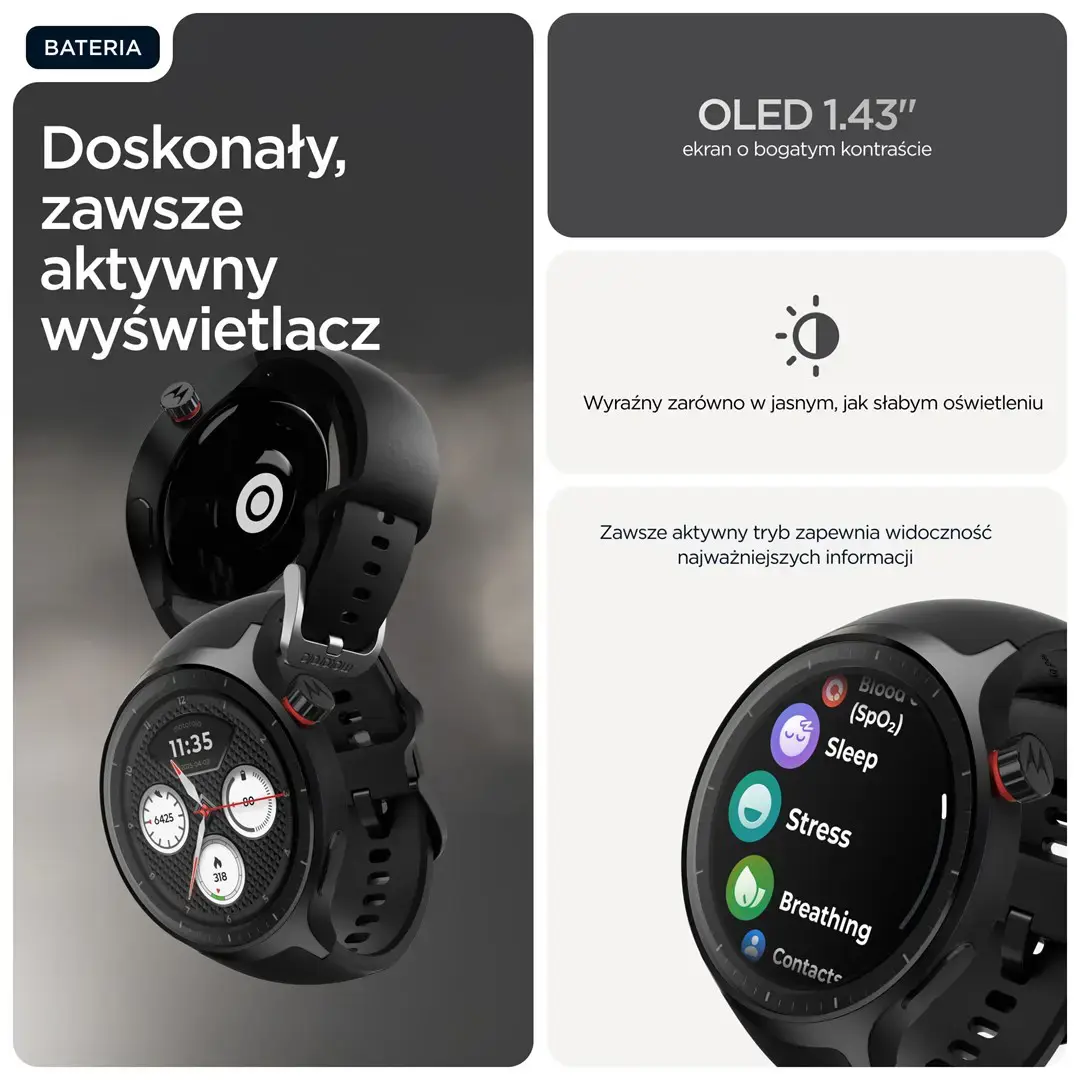 MOTOROLA WATCH VOLCANIC ASH