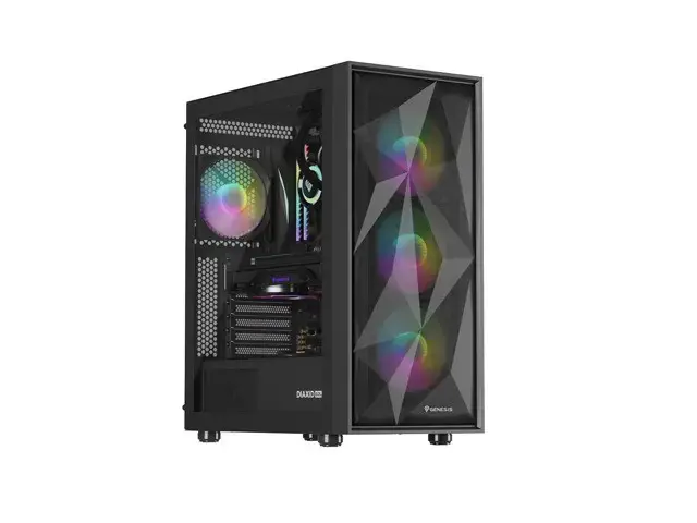 PC CASE GENESIS DIAXID 605 ARGB MIDI TOWER USB