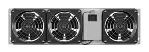 Lanberg Vertical Ventilation Panel 19" 3U for Rack three Fans 230V | AK-1506-S | Grey