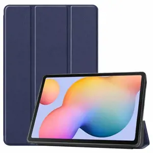Dėklas Smart Leather Huawei MediaPad M5 Lite 10.0 tamsiai mėlynas