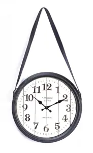 Platinet wall clock Strip (45564)