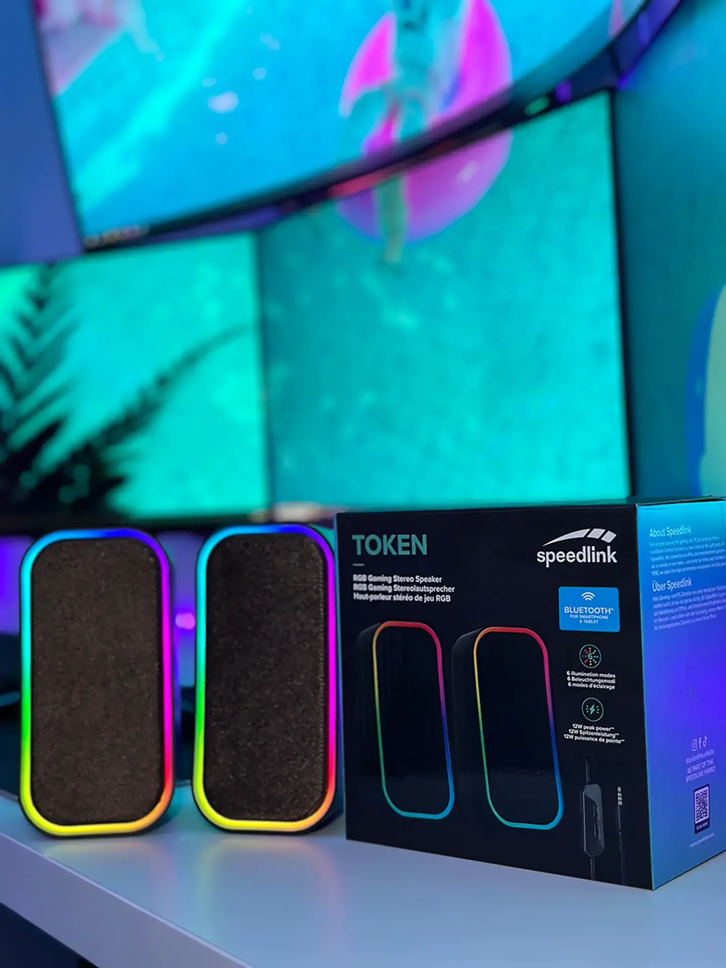 Speedlink speakers Token RGB (SL-810008-BK)