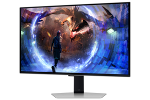 Samsung G60SD, 68.6 cm (27"), 2560 x 1440 pixels, Quad HD, OLED, 0.03 ms, Silver