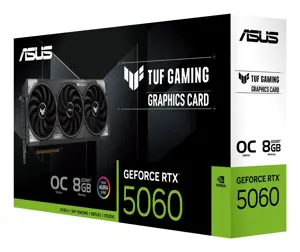 Vaizdo plokštė ASUS GeForce RTX 5060 8 GB, GDDR7, 90YV0N00-M0NA00