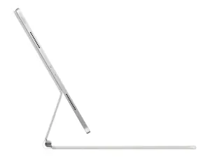 "Apple Magic" klaviatūra 12,9 colių "iPad Pro" (3, 4, 5 kartos) SE, išmanioji jungtis, balta