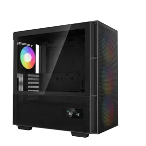 "DeepCool CH560 DIGITAL", "Midi Tower", Kompiuteris, Juoda, ATX, EATX, "micro ATX", Mini-ITX, ABS, Plienas, Grūdintas stiklas, Multi
