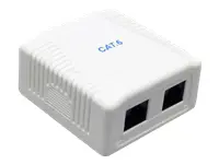 GEMBIRD NCAC-2U6-01 Gembird CAT6 UTP 2-port surface mount box
