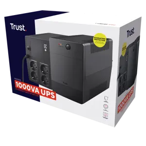 "Trust Paxxon", 1 kVA, 600 W, sinusinis, 162 V, 290 V, 50/60 Hz