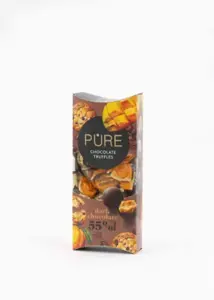 Juodojo šokolado PURE triufelių rinkinys, 108 g