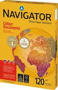A4 Biuro popierius Navigator Colour Documents, 120 g/m², 250 psl.