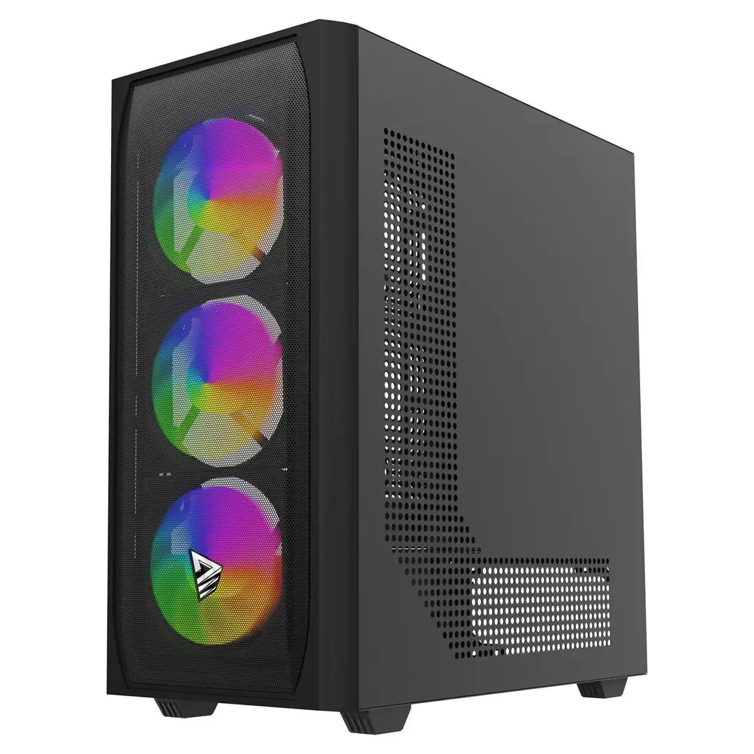 Savio Noctis Flow RGB Cube Black