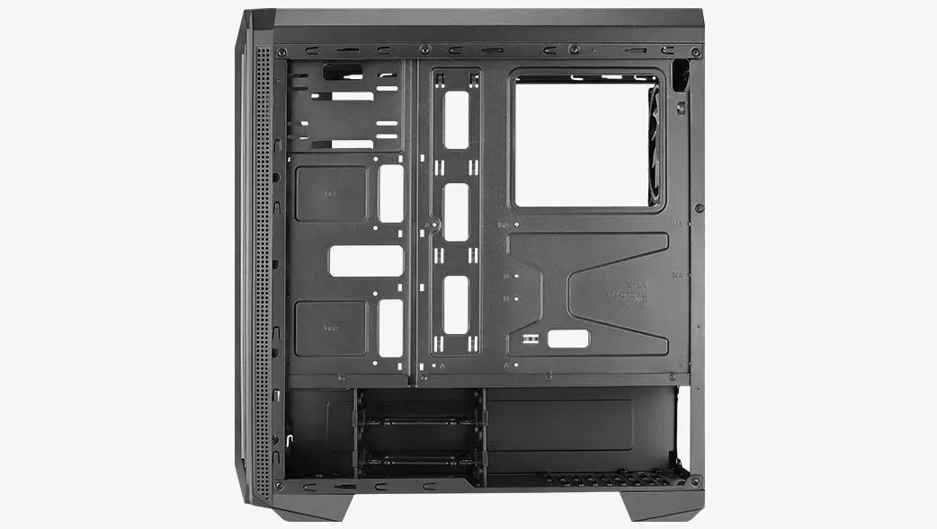 "Aerocool Skyline ARGB", asmeninis kompiuteris, juodas, ATX, micro ATX, Mini-ITX, ABS, SPCC, 15,5 cm, 38 cm
