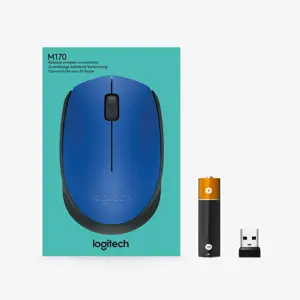 LOGITECH M171 belaidė pelė BLUE