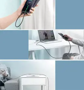 Ugreen 60117, 1,5 m, USB A, USB C, USB 2.0, 480 Mbps, juodas