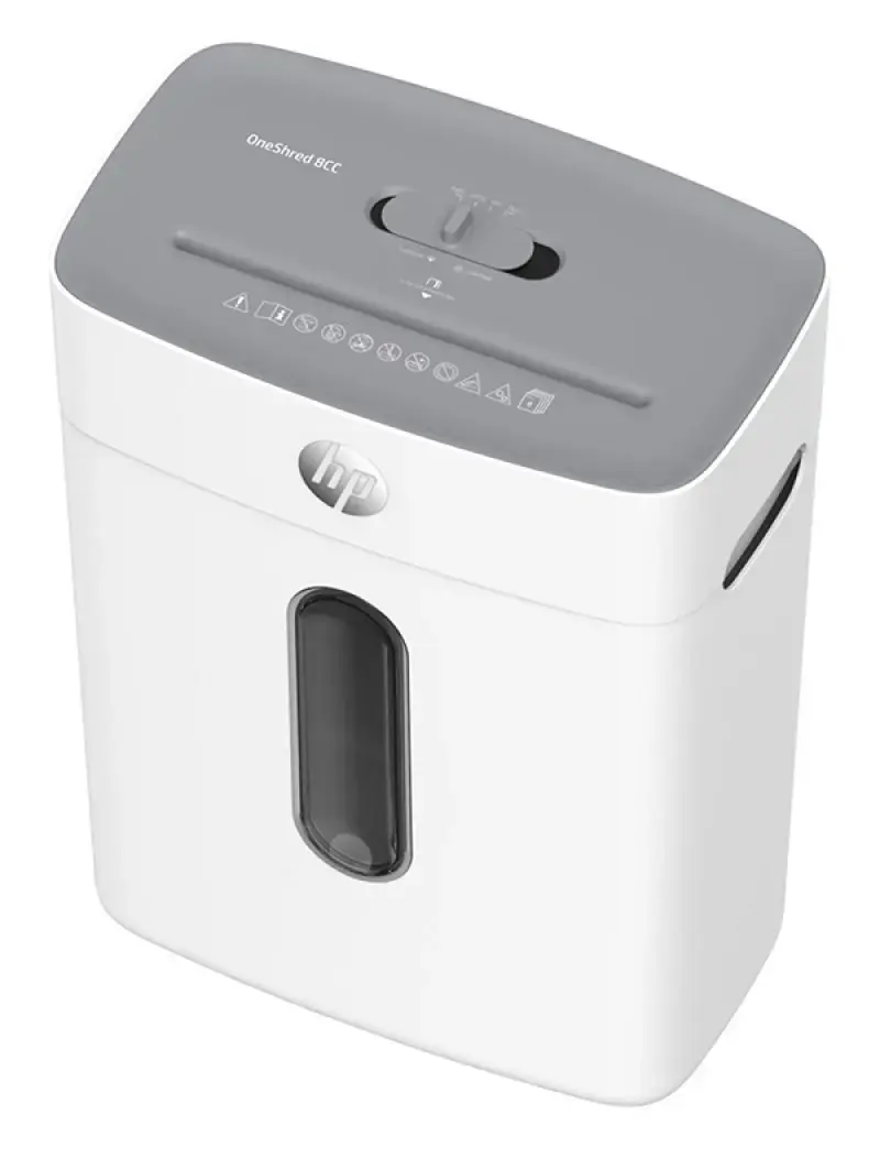 HP ONESHRED 8CC 15L popieriaus smulkintuvas Mikroskopinis smulkinimas