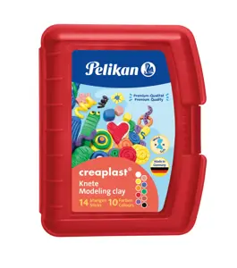 Plastilinas 10sp 240g raudonoje dėžutėje