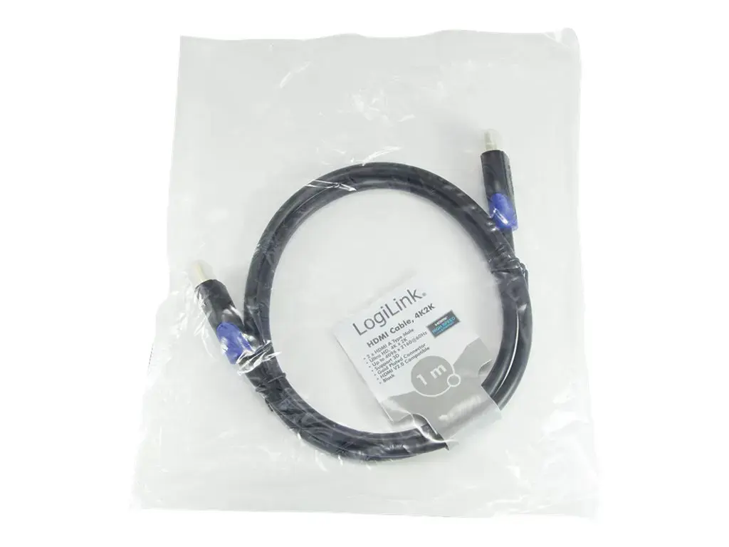 LOGILINK CH0061 LOGILINK - kabelis 4K HDMI High Speed su Ethernet, 4K2K/60Hz, 1 m