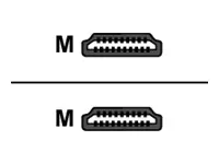 UNITEK C11061BK-0.3M kabelis HDMI v.2.0 4K 60HZ 30cm