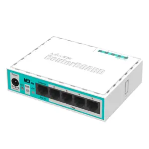 MIKROTIK MT RB750r2 MikroTik hEX lite RouterOS L4 64MB RAM, 5xLAN, Soho maršrutizatorius, PoE jungt…