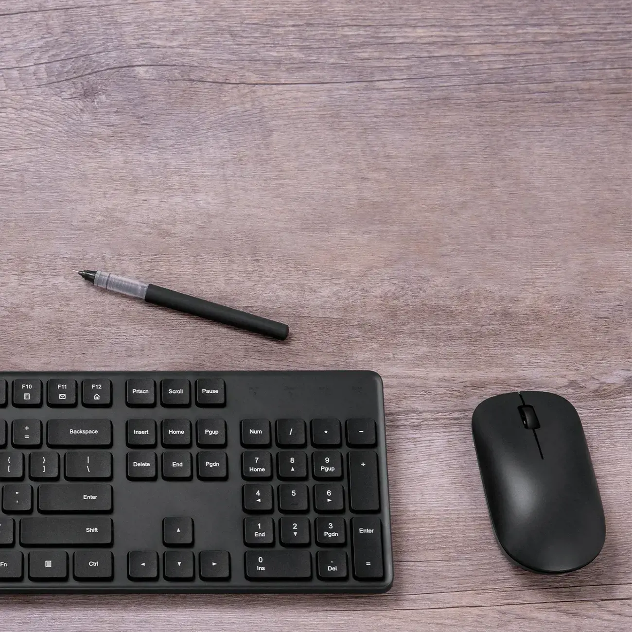 "Xiaomi" klaviatūros ir pelės klaviatūros ir pelės rinkinys, belaidis, LT, juodas