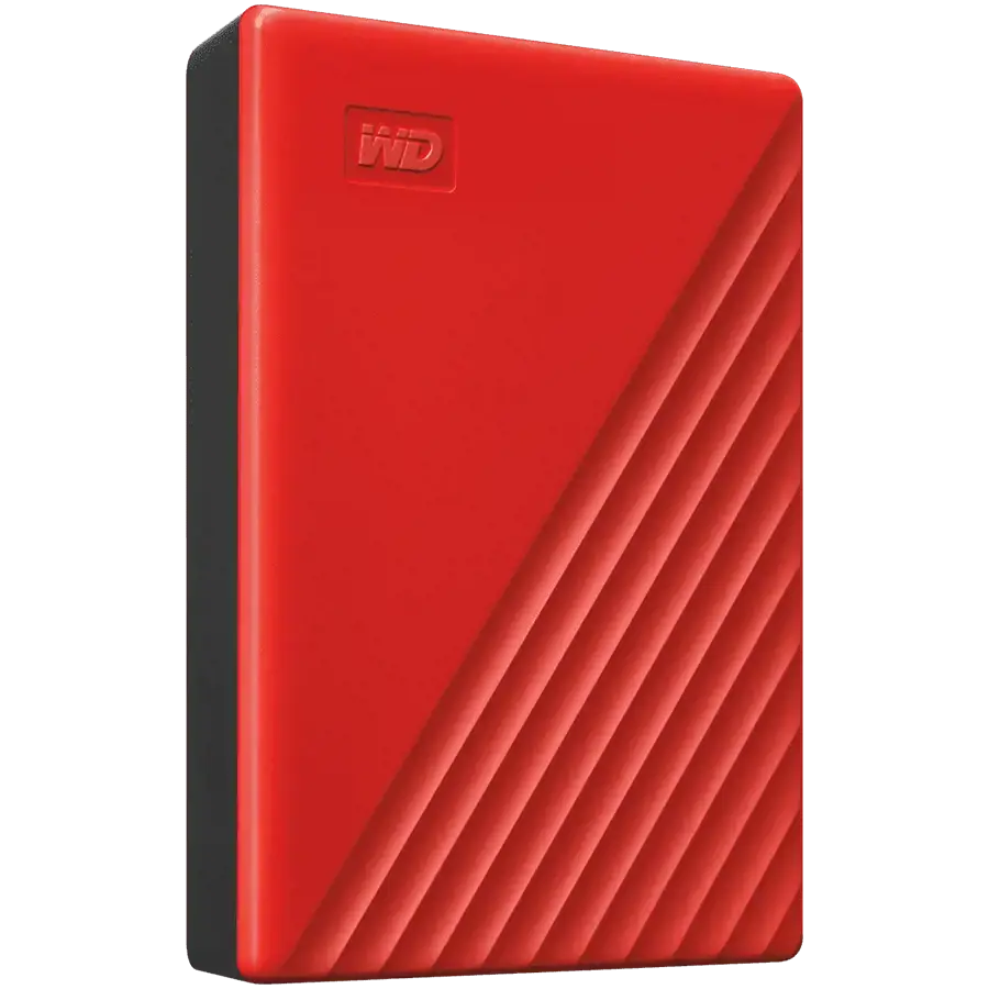 Išorinis kietasis diskas WD My Passport (4 TB, USB 3.2) Raudonas