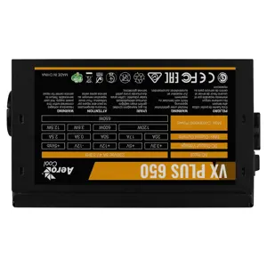 Maitinimo blokas AEROCOOL AEROVX-650PLUS, 650 W