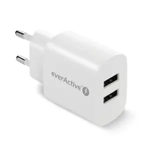 Charger EVERACTIVE 2 x USB 2.4A white