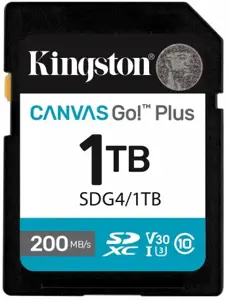 Kingston Technology Canvas Go! Plus 1TB SDXC Canvas Go Plus Gen4 200MB/s C10 UHS-I U3 V30