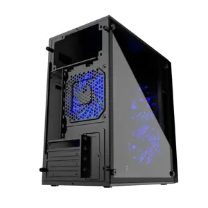 GEMBIRD CCC-FORNAX-960B Gaming design PC case 3 x 12 cm fans blue