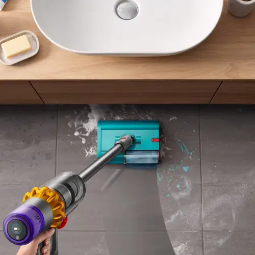 Dyson V15s Detect Submarine Belaidis dulkių siurblys, Nickel/Yellow (SPEC)