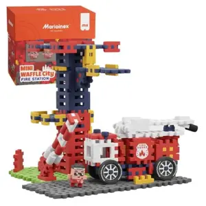 Marioinex Mini Waffle Building Blocks – City: Fire Station, 280 pieces