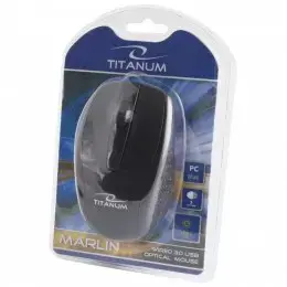 Titanium TM110K MARLIN 3D WIRED OPTICAL MOUSE USB BLACK