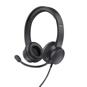 Trust Ayda, Wired, Calls/Music, 20 - 20000 Hz, 147 g, Headset, Black