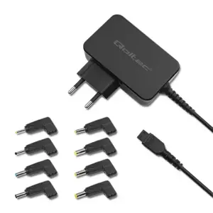 QOLTEC UNIVERSALUS MAITINIMO ADAPTERIS 45W | 8 KIŠTUKAI