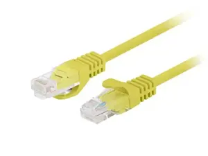 Fluke Passed Lanberg patchcord cat.6 UTP 0.25 m yellow 10-pack
