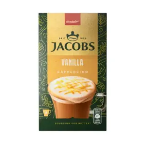 Kavos gėrimas JACOBS Cappuccino Vanilla, 96 g