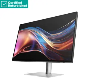 RENEW SILVER HP 727pu Series 7 Pro QHD TB4 Charging Monitor - 27" 2560x1440 QHD 400-nit 120Hz AG, IPS Black HDR 400, USB-C(100W/15W)/HDMI/DisplayPort Daisy-Chain, 5x USB-A, RJ-45 LAN, height adjustable/tilt/swivel/pivot, 1 years