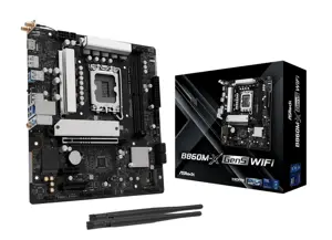 Mainboard ASROCK Intel B860 LGA 1851 (Socket V1) micro ATX RAM DDR5-SDRAM 2xSlots Wi-Fi Yes Bluetoo…