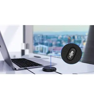 TECHLY Daugiakryptis USB konferencijų mikrofonas su nutildymo mygtuku