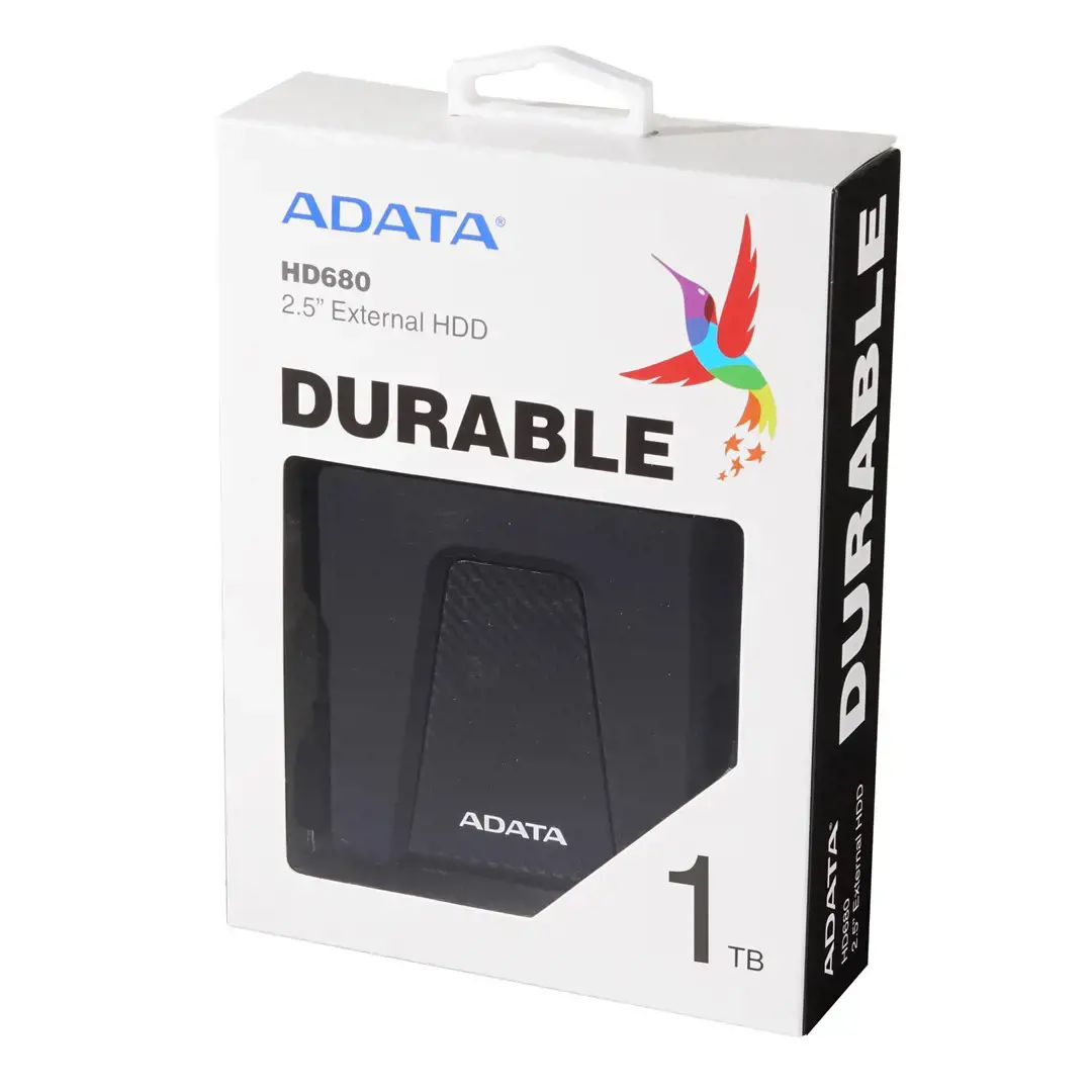 ADATA AHD680-1TU31-CBK ADATA išorinis kietasis diskas HV680 1TB 2,5 colio USB3.0, juodas