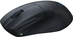 Turtle Beach Pure Air - Ultra-Light Wireless Ergonomic RGB Gaming Mouse, 26K DPI Optical Sensor, 125 hour Battery, Dual Wireless System, TITAN Optical Switches, Bluetooth, RGB Illumination. Semi-translucent Black, Right-hand, Optical, RF Wireless + Bluetooth, 26000 DPI, Black, Translucent