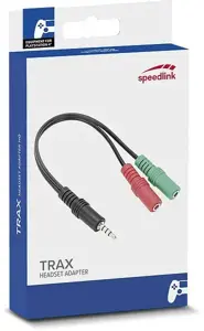 "Speedlink" ausinių adapteris "Trax PS4/Xbox" (SL-450103-BK)