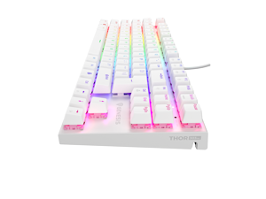 Genesis | THOR 303 | Mechanical Gaming Keyboard | Wired | US | Outemu Peach Silent | White